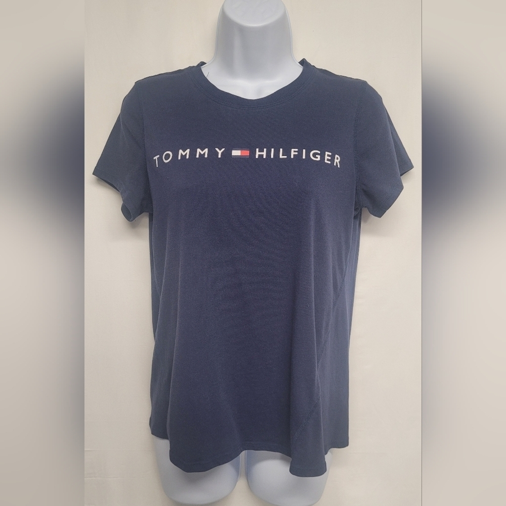 Tommy Hilfiger Sport Short Sleeve Navy Blue Tee Shirt Top S